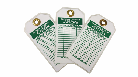 PVC Plastic Safety Tag with Custom Design for Safety Precautionary Instructions