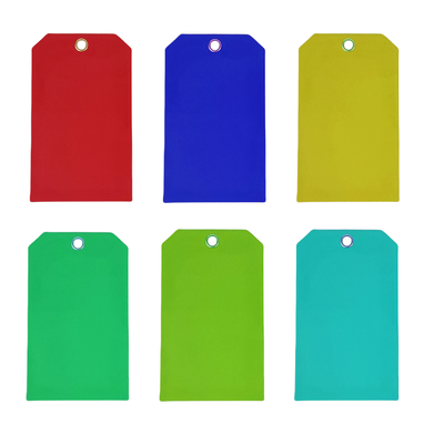 Custom Blank PVC Tag Multi-Color Waterproof Durable Plastic Tag