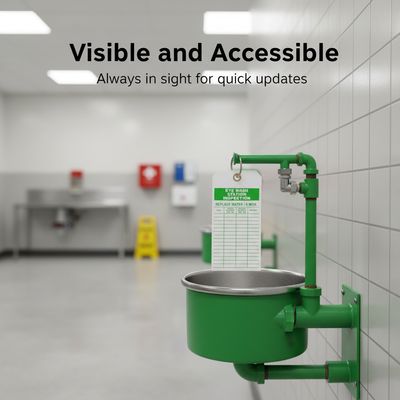 Durable PVC Material Warning Tag with Standard Size 146×76mm for Industrial Field Safety Signs