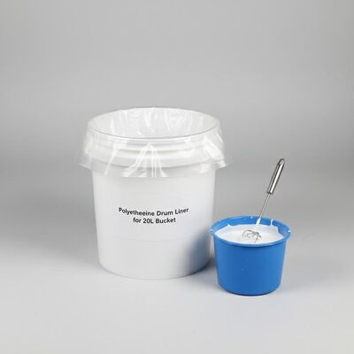 Hot Sale Custom Round Polyethylene Drum Liner for 20 Liter Bucket Pail Liner Bag for Painting Bucket