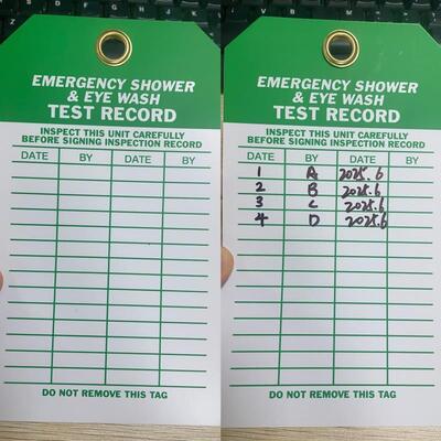 Customized Logo Waterproof High Visibility Plastic Safety Tag for Lockout Tagout Safety Identification