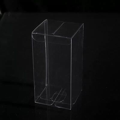Transparent PET Box Folding Plastic Box for Cosmetic Product Gift Packaging