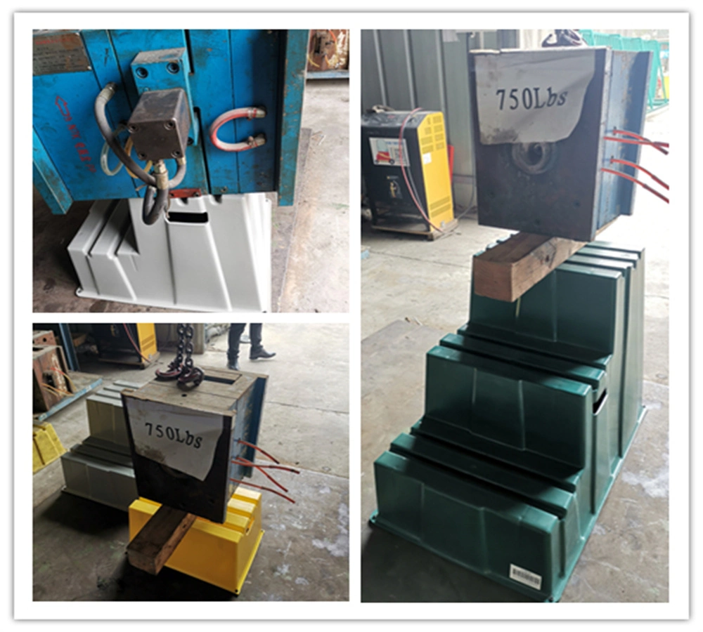 Multi Farbplastikschritt-Stand mit Tragfähigkeit 500lb 4