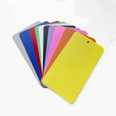 Kunststoff-Tags PVC-Blank-Tag Rechteck Farbiges Kunststoff-Sicherheits-Tag