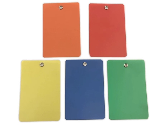 Fabrik-Kustomisierte leere matte PVC-Tag wasserdichtes Plastik-Tag