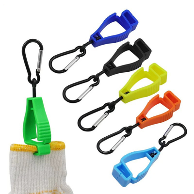 Kunststoffhandschuhklemmen Mehrfarbiges benutzerdefiniertes Logo Sicherheitsverriegelungsklemmen für Arbeitsarbeiten