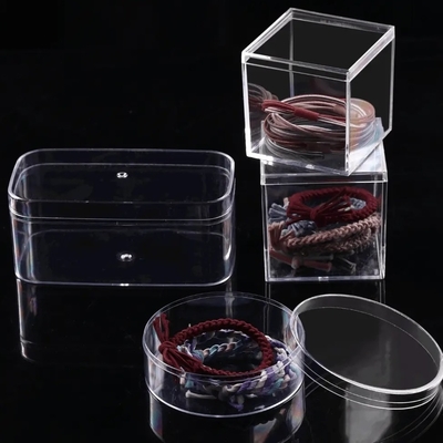 Maßgeschneiderte Größe Rechteck klares Plastikfach Transparentes Acrylfach mit Deckel