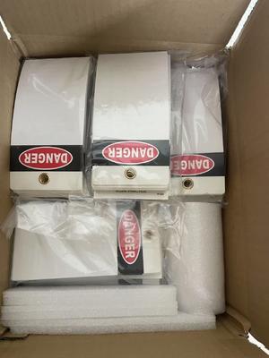 Custom Printed Logo Danger Tag PVC Durable Writable Safety Tag