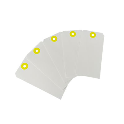 Vinyl-Geschenkanhänger, PVC, reißfest, wasserdicht, Kunststoffanhänger mit Drahtbinder