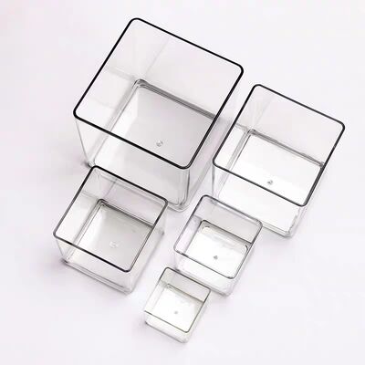 Individuell anpassbare transparente Acryl-Aufbewahrungsbox zur Präsentation von Pflanzen