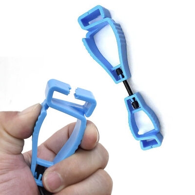 Großhandel Custom Logo Handschuhhalter farbenfrohe tragbare Sicherheit Plastikhandschuhclip für die Sicherheit Arbeitshandschuhe
