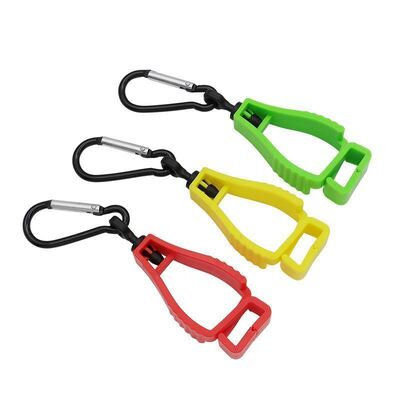 Benutzerdefinierter hochfester POM-Kunststoff-Handschuhclip mit Anti-Verlust-Haken für den multifunktionalen industriellen Einsatz