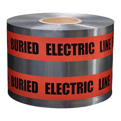 Custom Printed Logo Unterirdisches nachweisbares Band Lamierte PET/Folien/Polyethylenmischung Roll Farbiges nichtklebendes Warnband