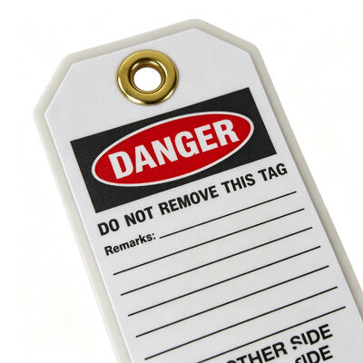 Tränenbeständige Laminat-Inspektions-Tags - Loto-Tags Verriegelung Tagout Gefahren-Tag für raue Umgebungen