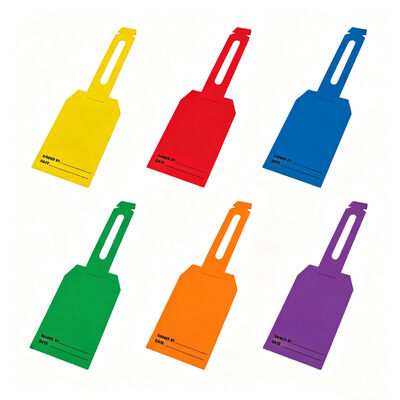 Custom Double Sided Full Color Printed Hang Tags with Personalized Logo and Tear Resistant Plastic Material