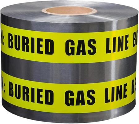Individuell bedrucktes Aluminiumfolien-beschichtetes PE unterirdisch detektierbares Markierungsband Warnband Absperrband