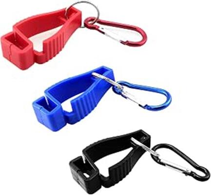 Custom Glove Clip Safety Holder with Carabiner for Work Contruction Outdoor